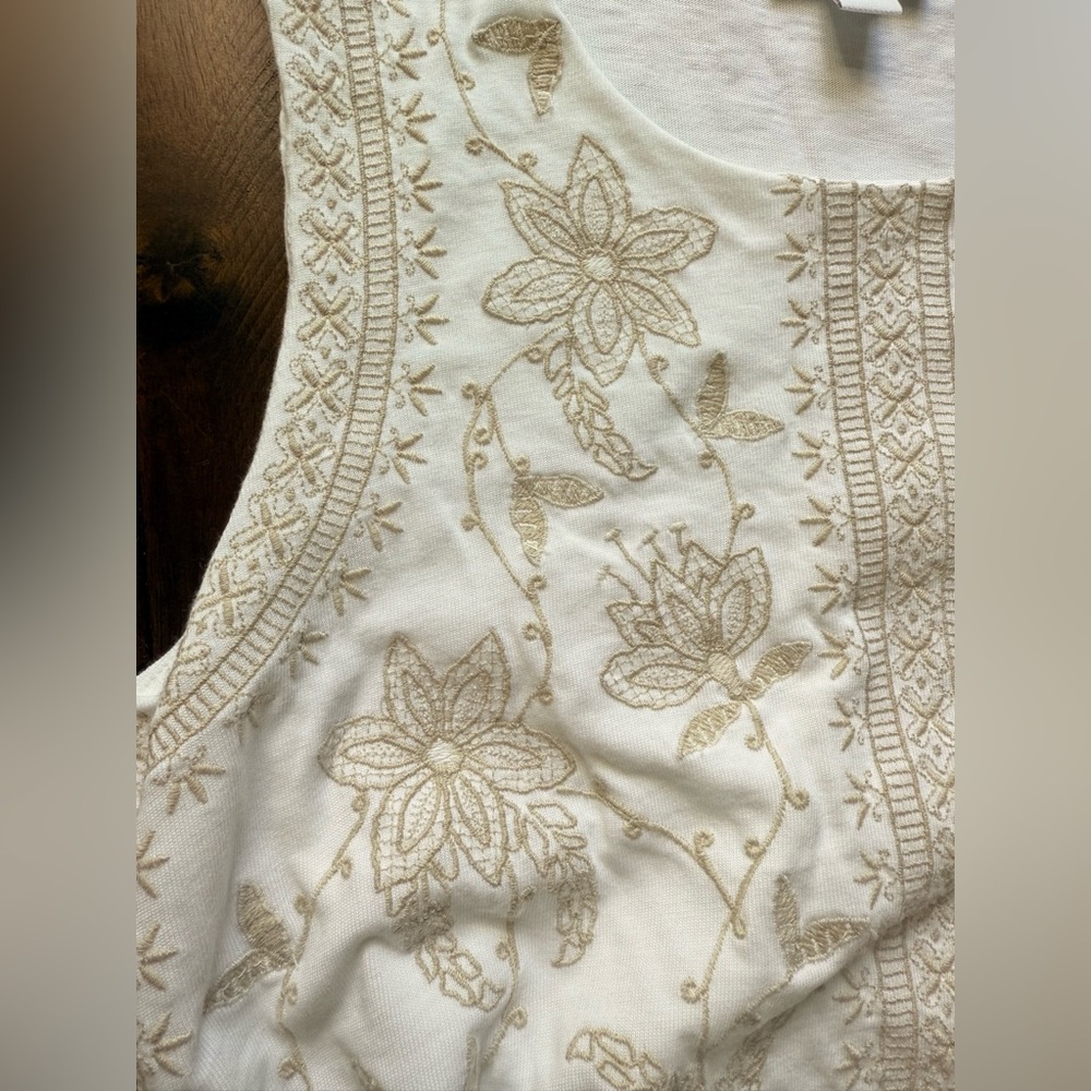 J.Jill Luxurious Embroidered Side-Tie Knit‎ Dress size Small - Picture 10 of 16